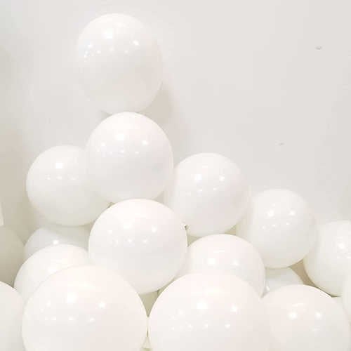 Yeşil Beyaz Balon 20 Adet