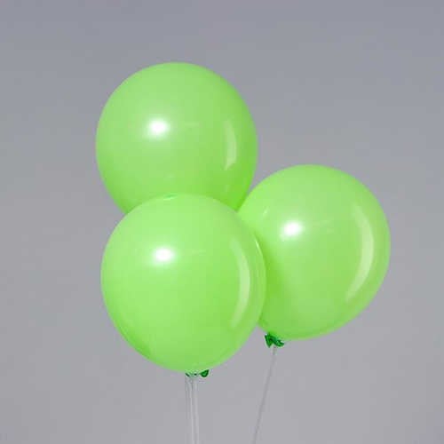 Yeşil Beyaz Balon 20 Adet