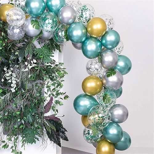 Yeşil Krom Balon Zincir Seti