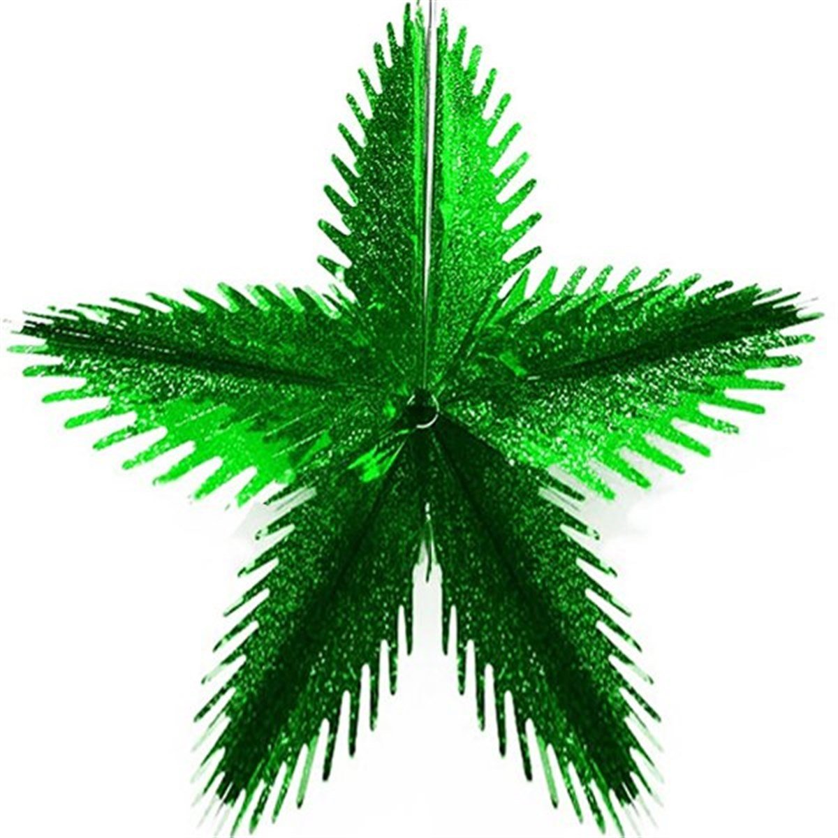 Yeşil Yıldız Çark Süs 3 Boyutlu