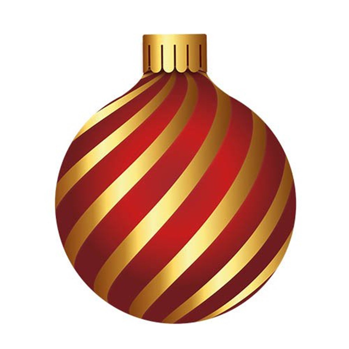 Yılbaşı Çizgili Top Ayaklı Pano