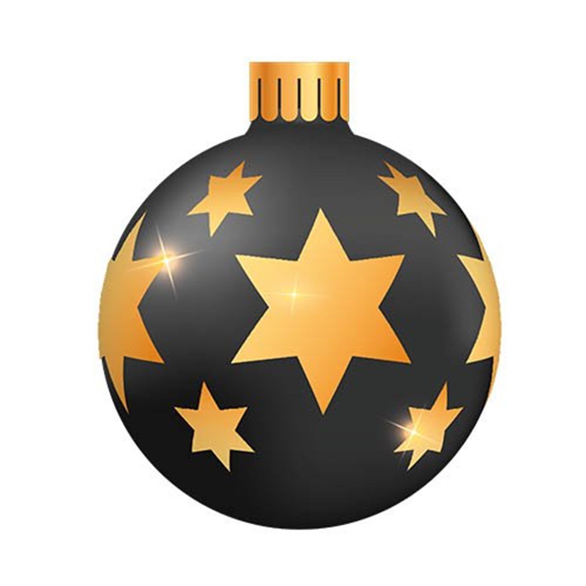 Yılbaşı Yıldızlı Top Ayaklı Pano