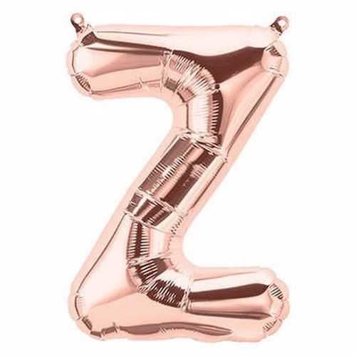 Z Harf Folyo Balon Gold Rose 76 Cm