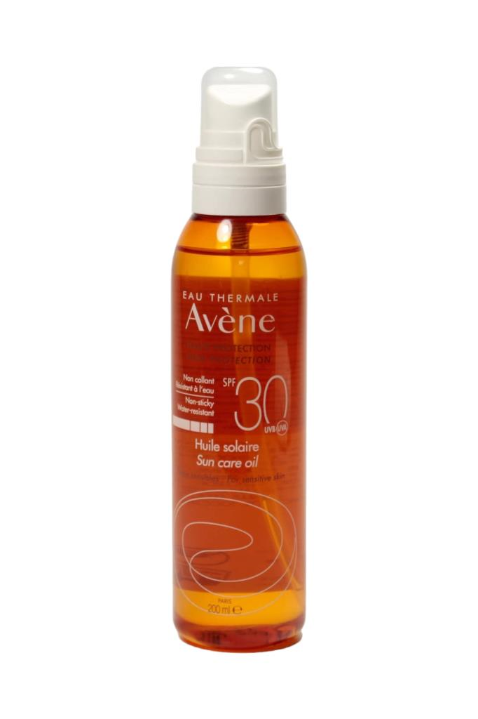 AVENE Huile Solaire SPF30 200 ML - Tüm ciltler için 30 faktörlü güneşten koruma yağı