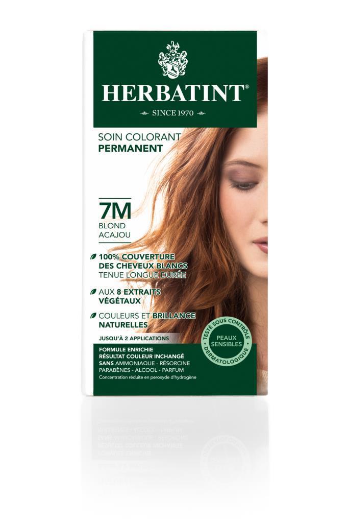 HERBATINT 7M Mahogany Blonde (Akaju Sarı) 150 ml Bitkisel Saç Boyası