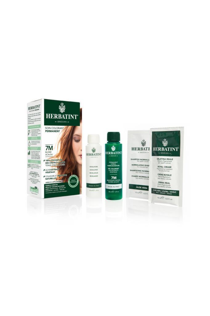 HERBATINT 7M Mahogany Blonde (Akaju Sarı) 150 ml Bitkisel Saç Boyası
