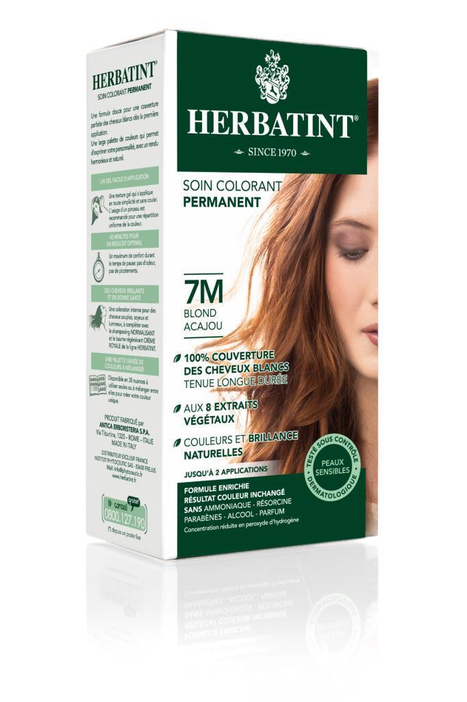 HERBATINT 7M Mahogany Blonde (Akaju Sarı) 150 ml Bitkisel Saç Boyası