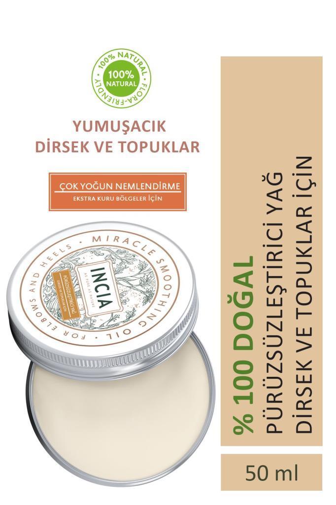 INCIA Pürüzsüzleştirici Yağ Dirsek ve Topuklar için 50 ml