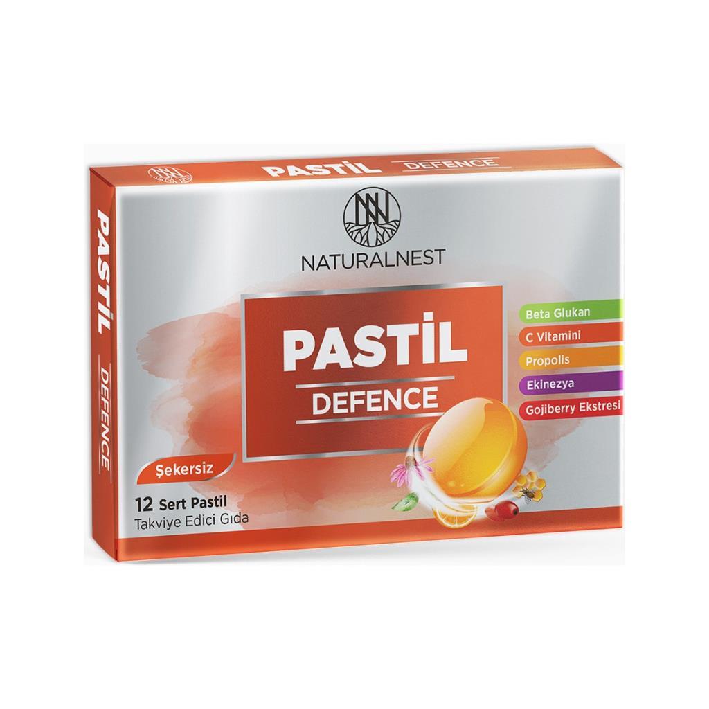 NATURALNEST Defence Şekersiz 12 Sert Pastil