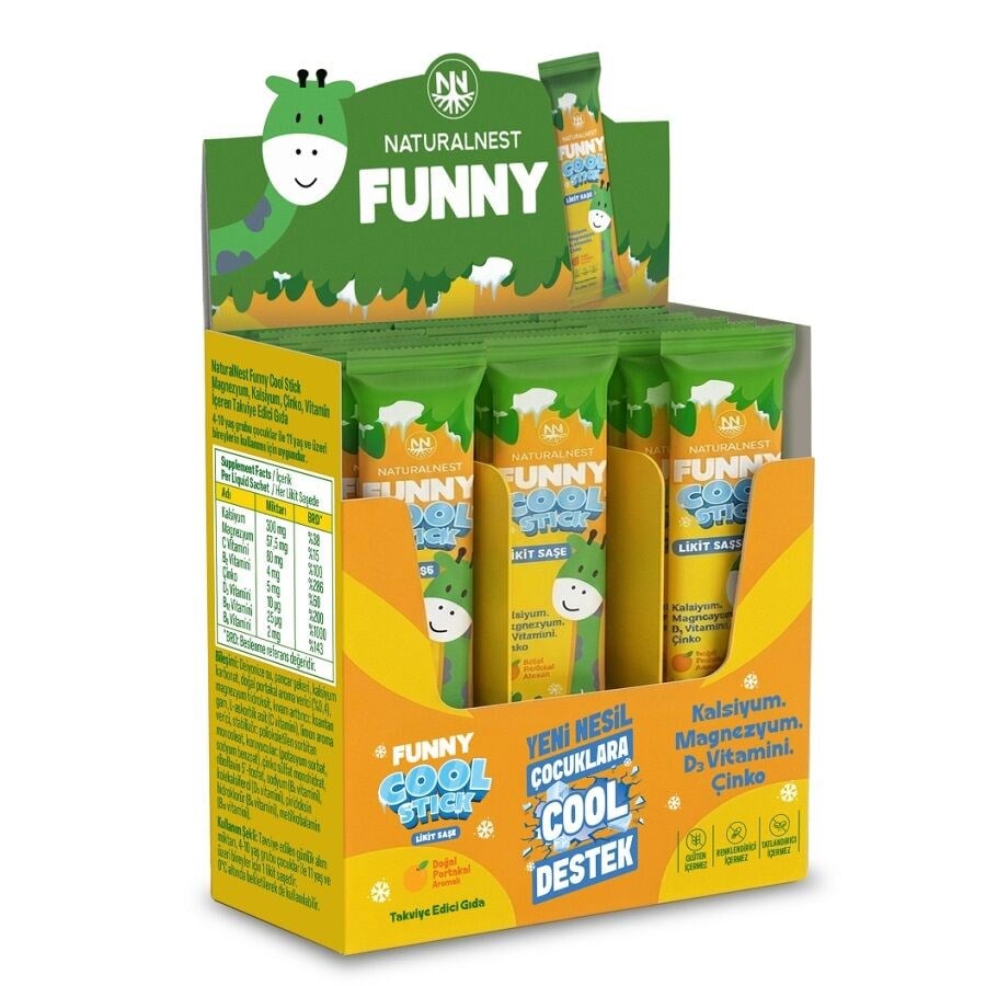 NATURALNEST Funny Cool Stick Likit Saşe 15 x 30 ml