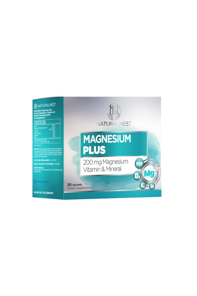 NATURALNEST MAGNEZYUM PLUS 30 SASE