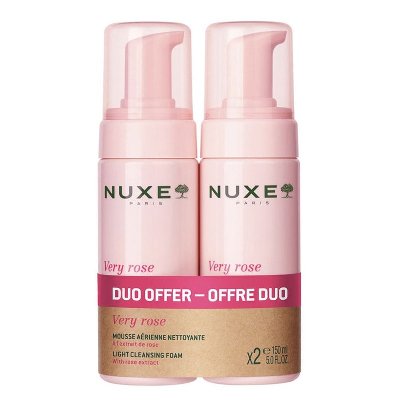 NUXE Very Rose Light Cleansing Foam 150 ml - İKİLİ PAKET