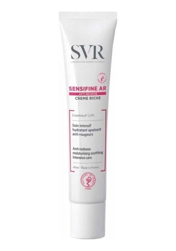 SVR Sensifine AR Creme Riche Kızarıklık Karşıtı Yatıştırıcı ve Nemlendirici Bakım Kremi (Kuru, Hassas, Rozaseaya Eğilimli Ciltler) 40 ml