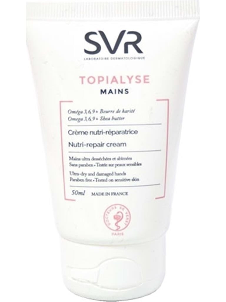 SVR Topialyse Mains Çok Kuru ve Yıpranmış Eller için Besleyici El Kremi 50 ml