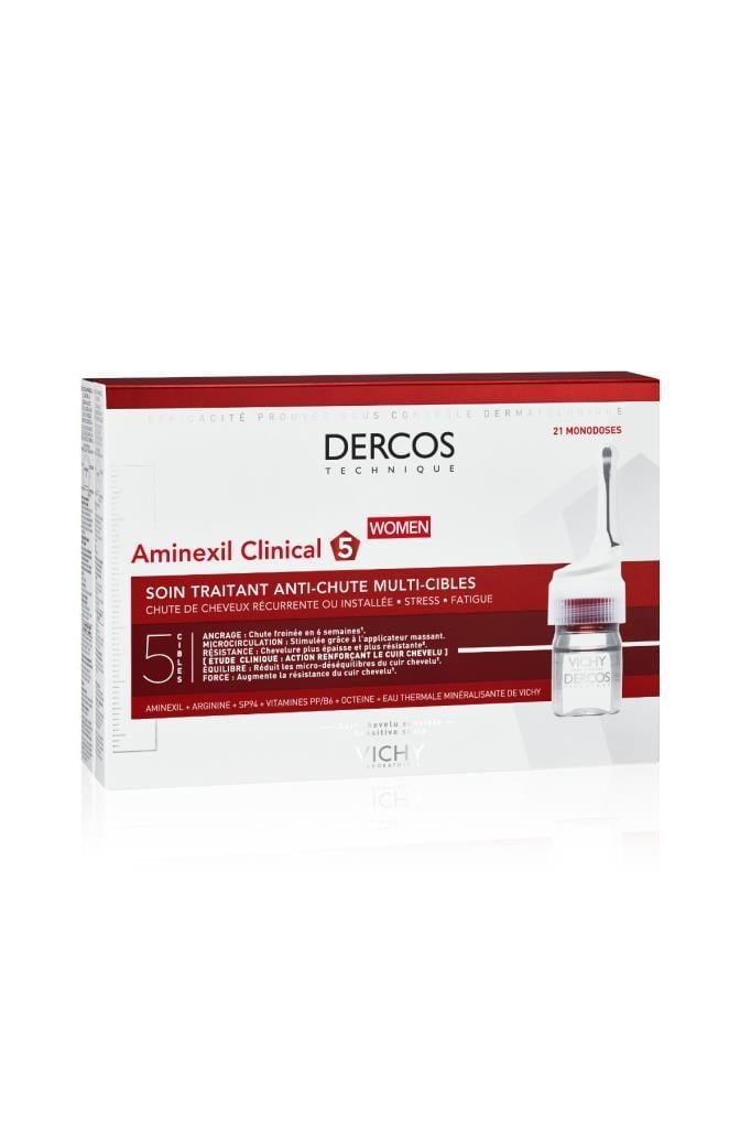 VICHY Aminexil Clinical 5 Serum (Kadın) 21 x 6 ml Ampul - Saç Dökülmesi