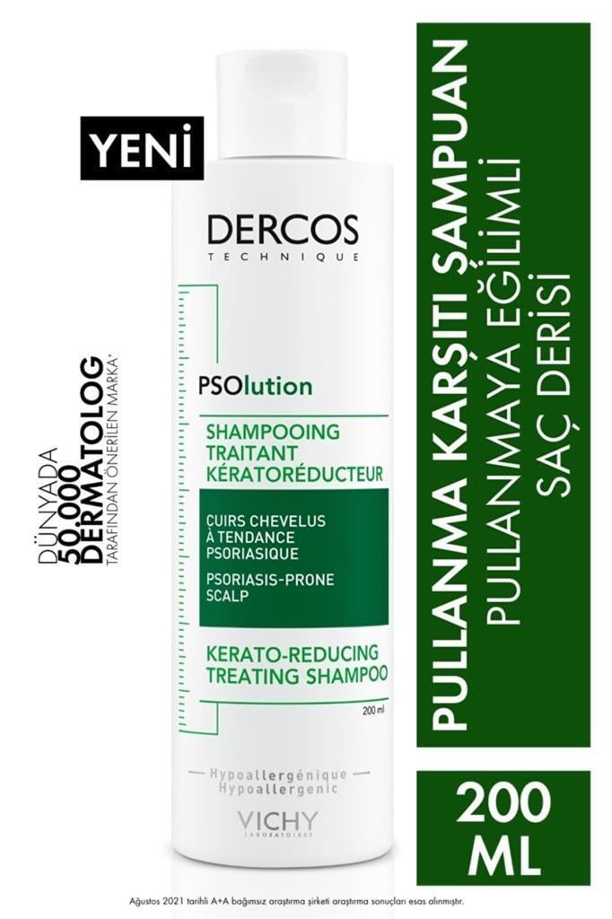 VICHY Dercos PSOlution Kerato-Regulating Treating Shampoo 200 ml