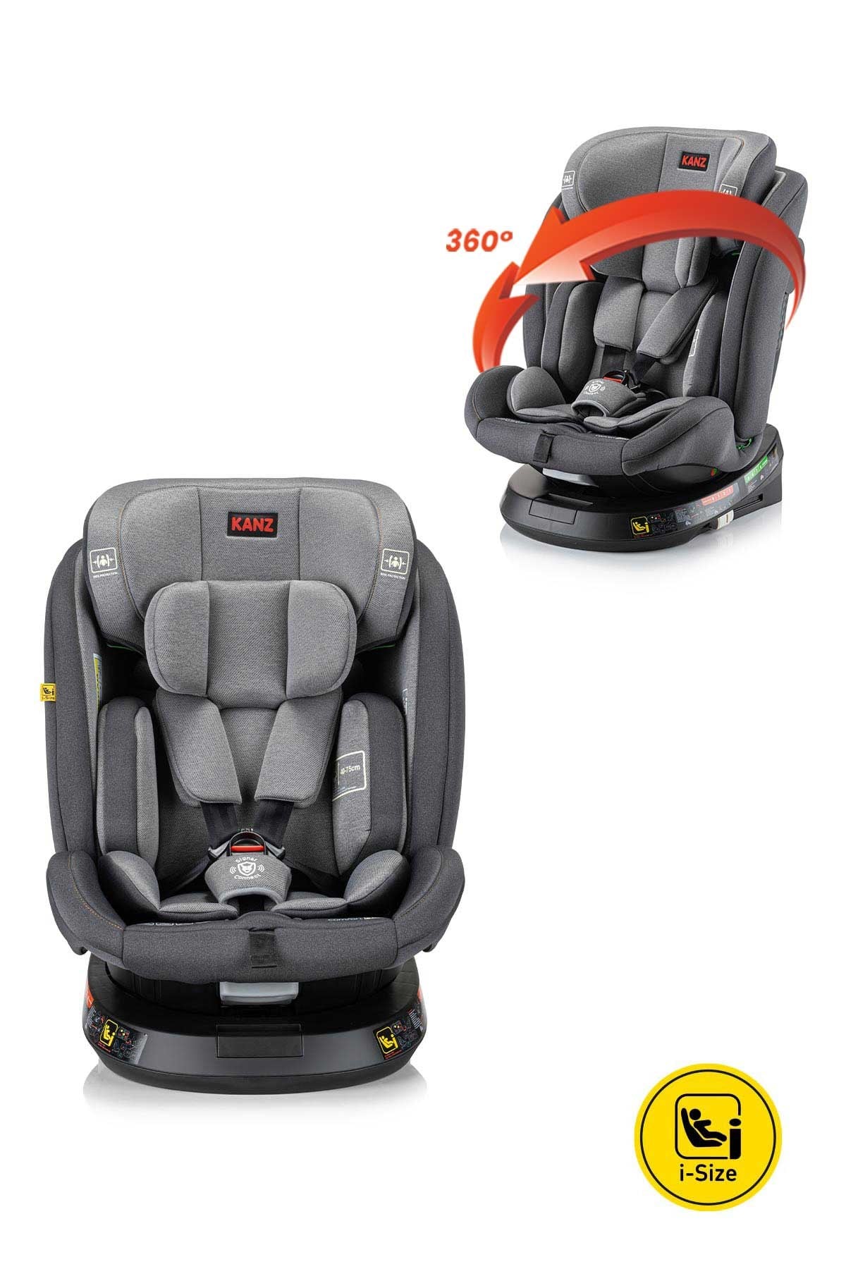 Kanz Comfort Max oto Koltuğu Antrasit