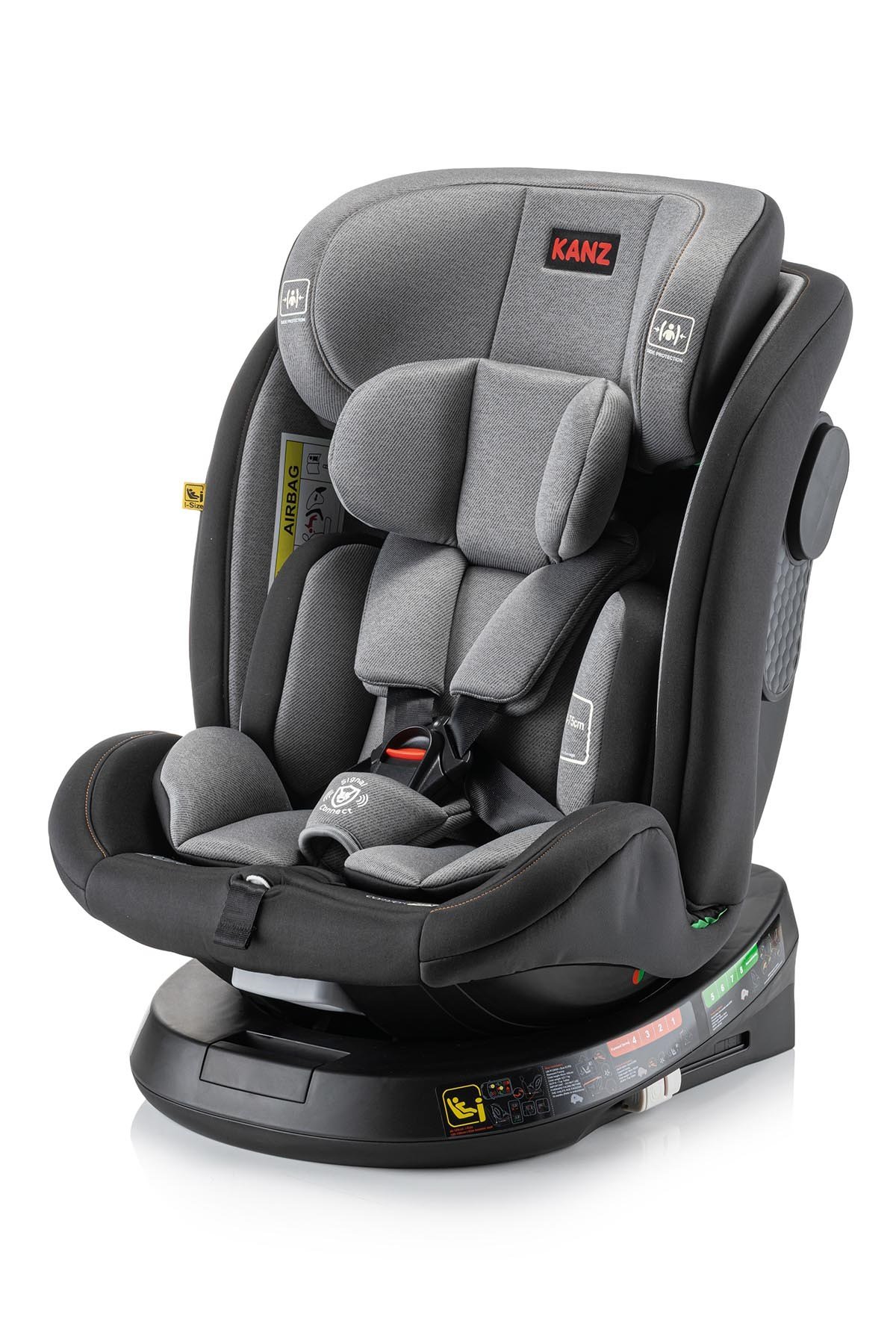Kanz Comfort Max oto Koltuğu Gri