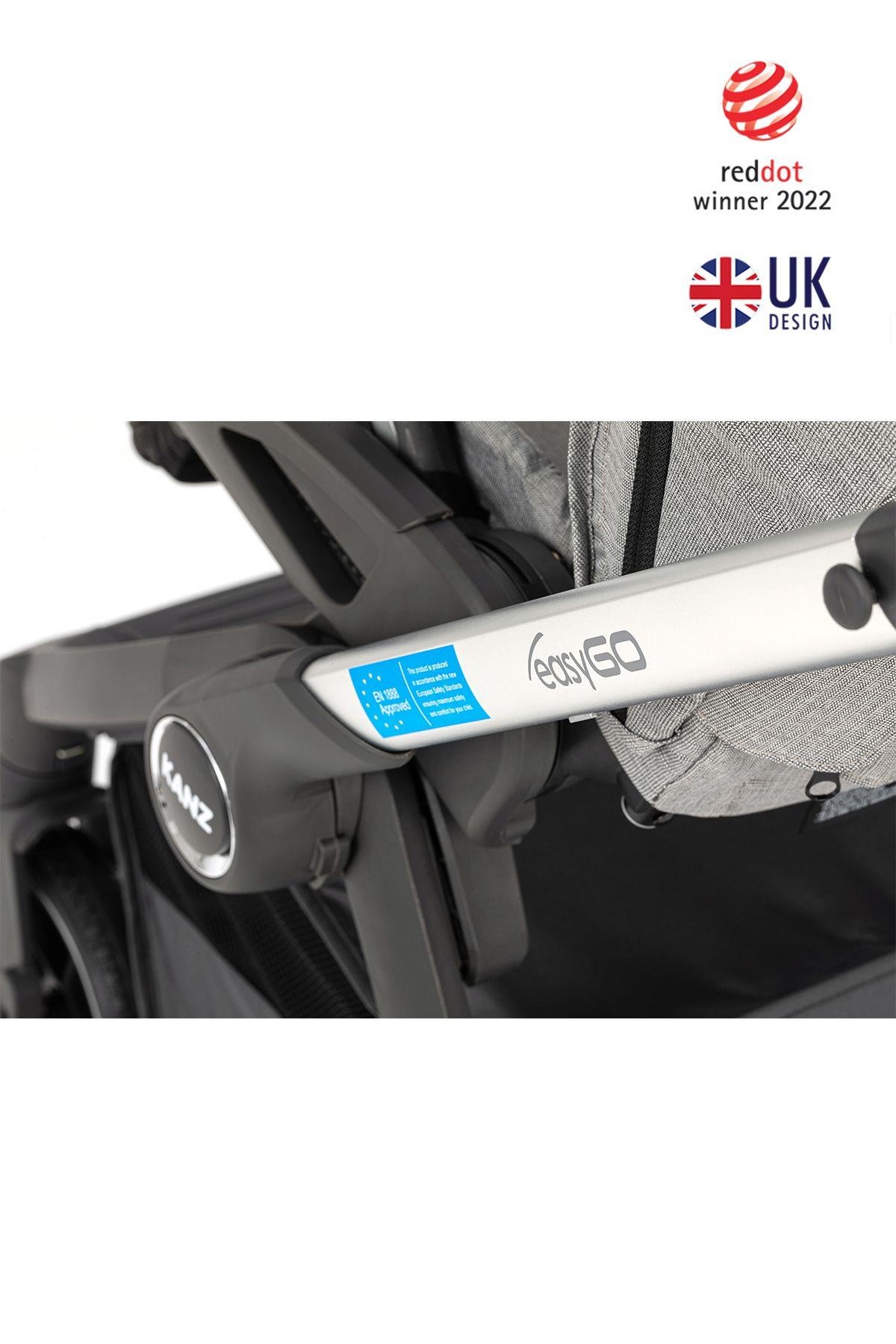 Kanz easyGo Ödüllü Travel Sistem Bebek Arabası Gri