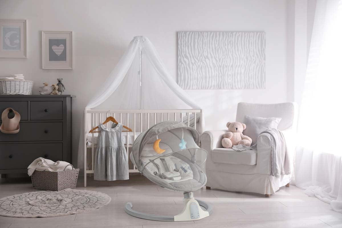 Kanz Flamingo Baby Swing Grey