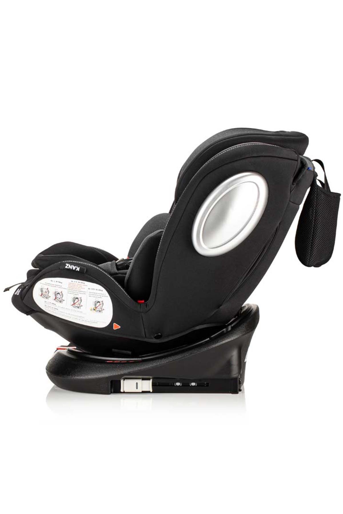 Kanz Gofix 360 ° Dönebilir Yatabilir 0-36 Kg Oto Koltuğu Fume
