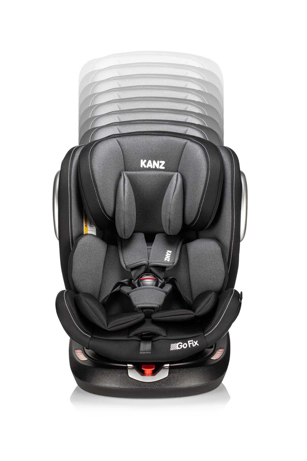 Kanz Gofix 360 ° Dönebilir Yatabilir 0-36 Kg Oto Koltuğu Fume