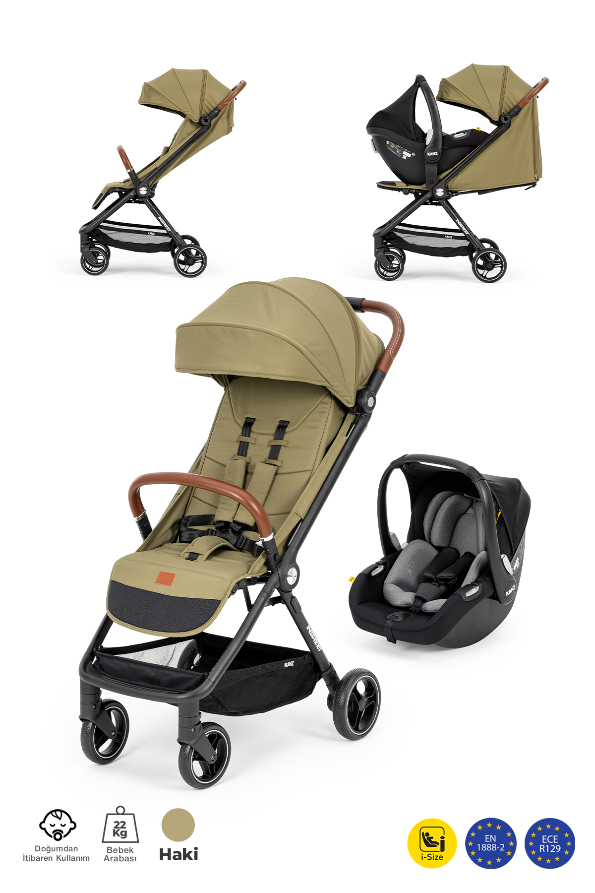 KZ INSTREET TRV KANZ BEBEK ARABASI YESIL