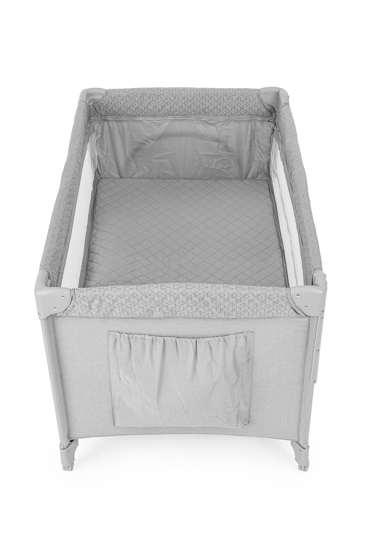 KANZ Momside Oyun Parkı ve Park Yatağı - Açık Gri