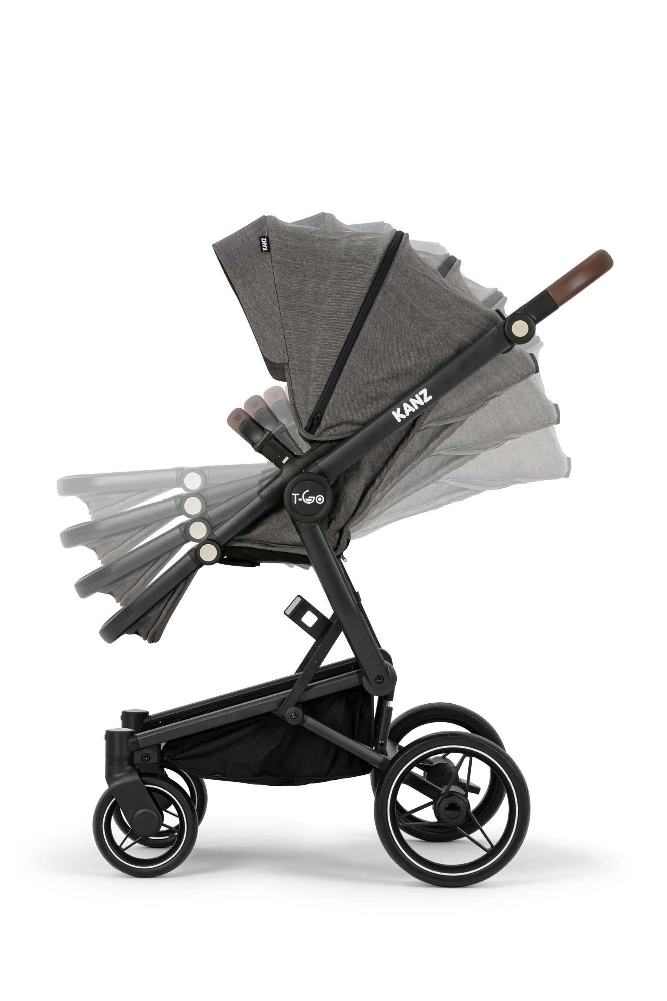 Kanz t-Go Travel Sistem Bebek Arabası Koyu Gri