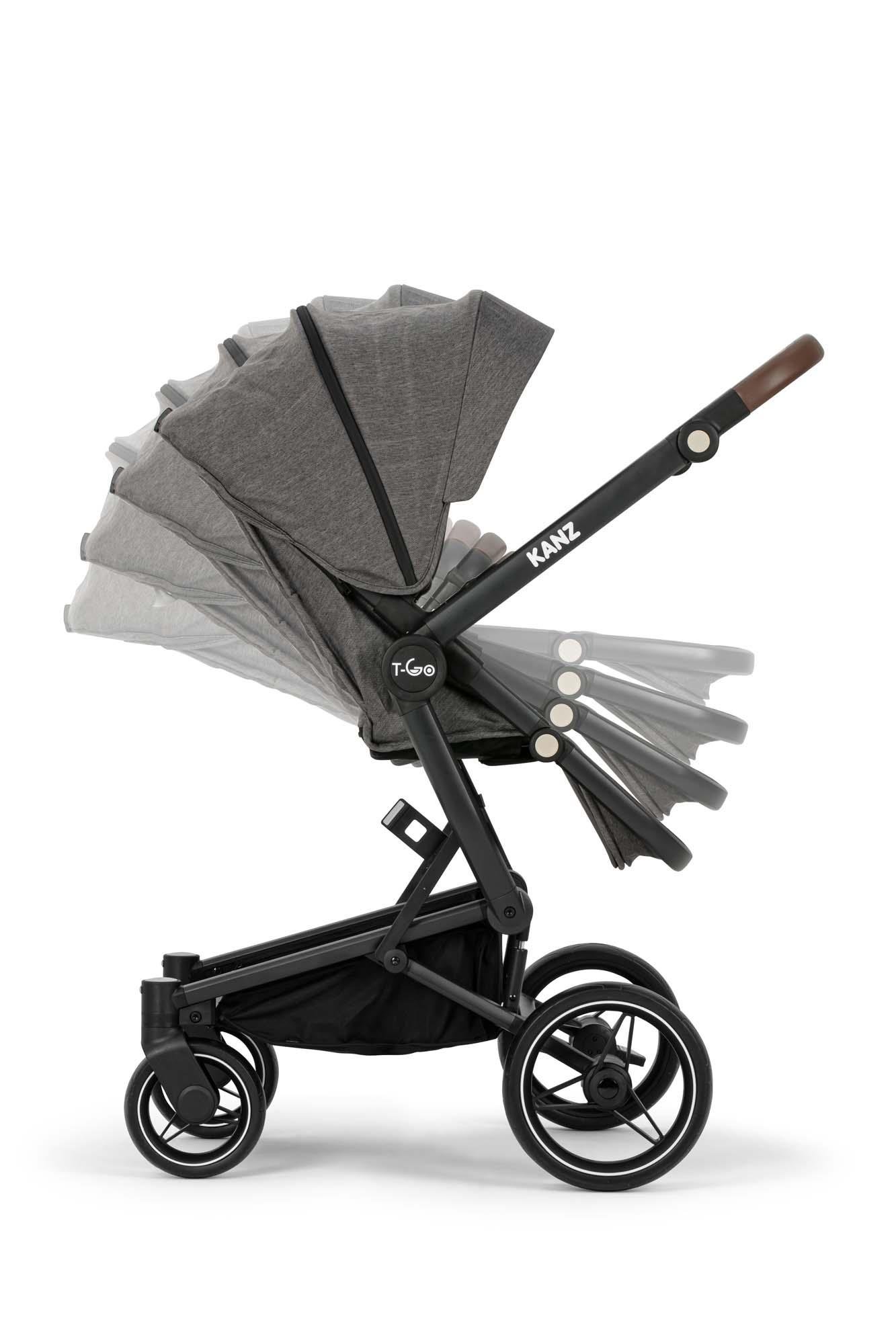 Kanz t-Go Travel Sistem Bebek Arabası Koyu Gri