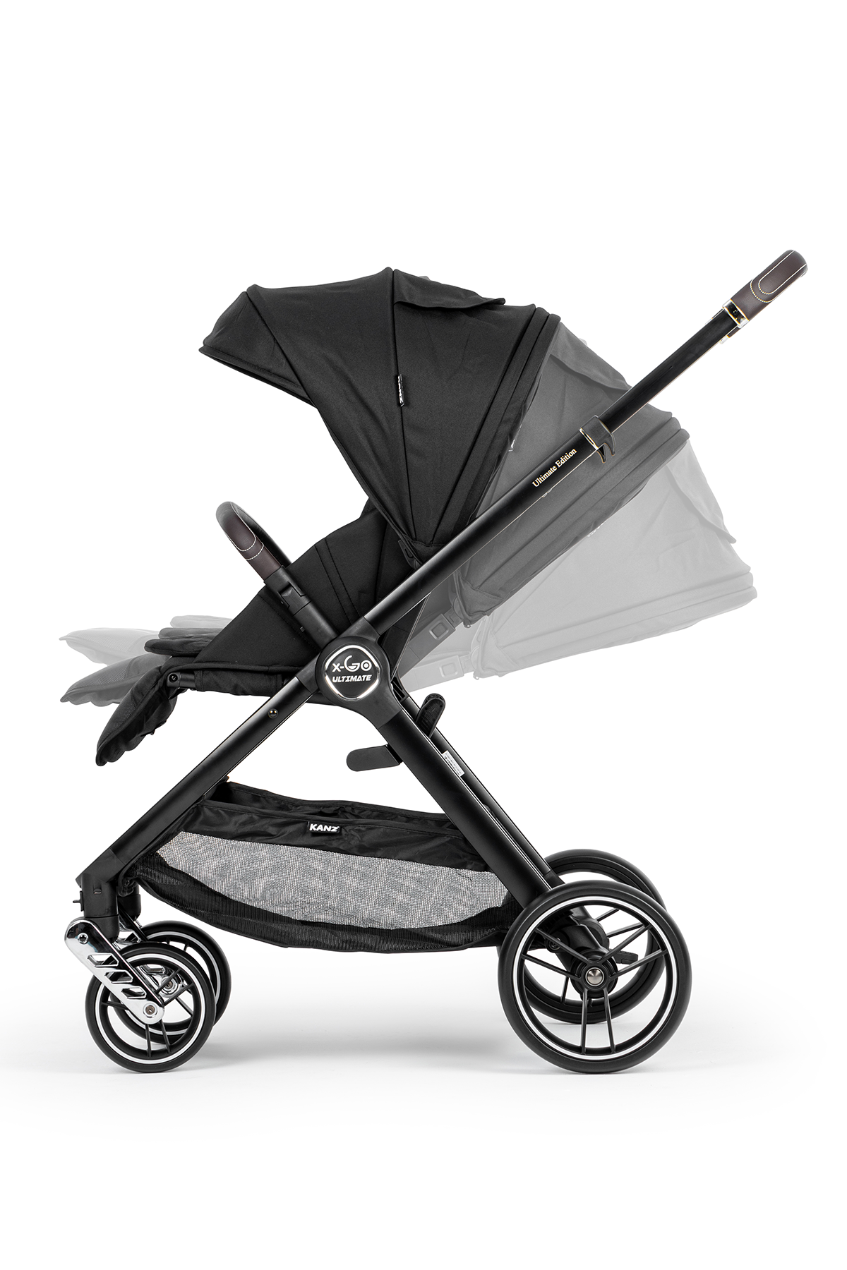 KZ XGO ULTIMATE KANZ BEBEK ARABASI TRV SILVER-SIYAH