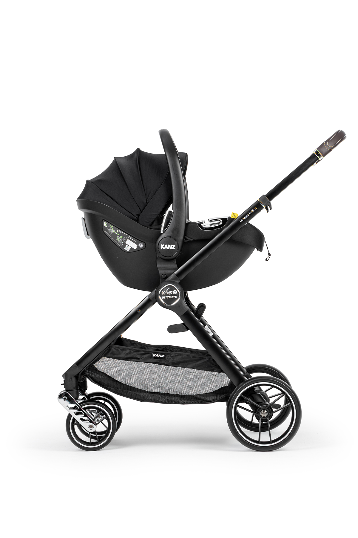 Kanz x-Go Ultimate Travel Sistem Bebek Arabası Silver Gri