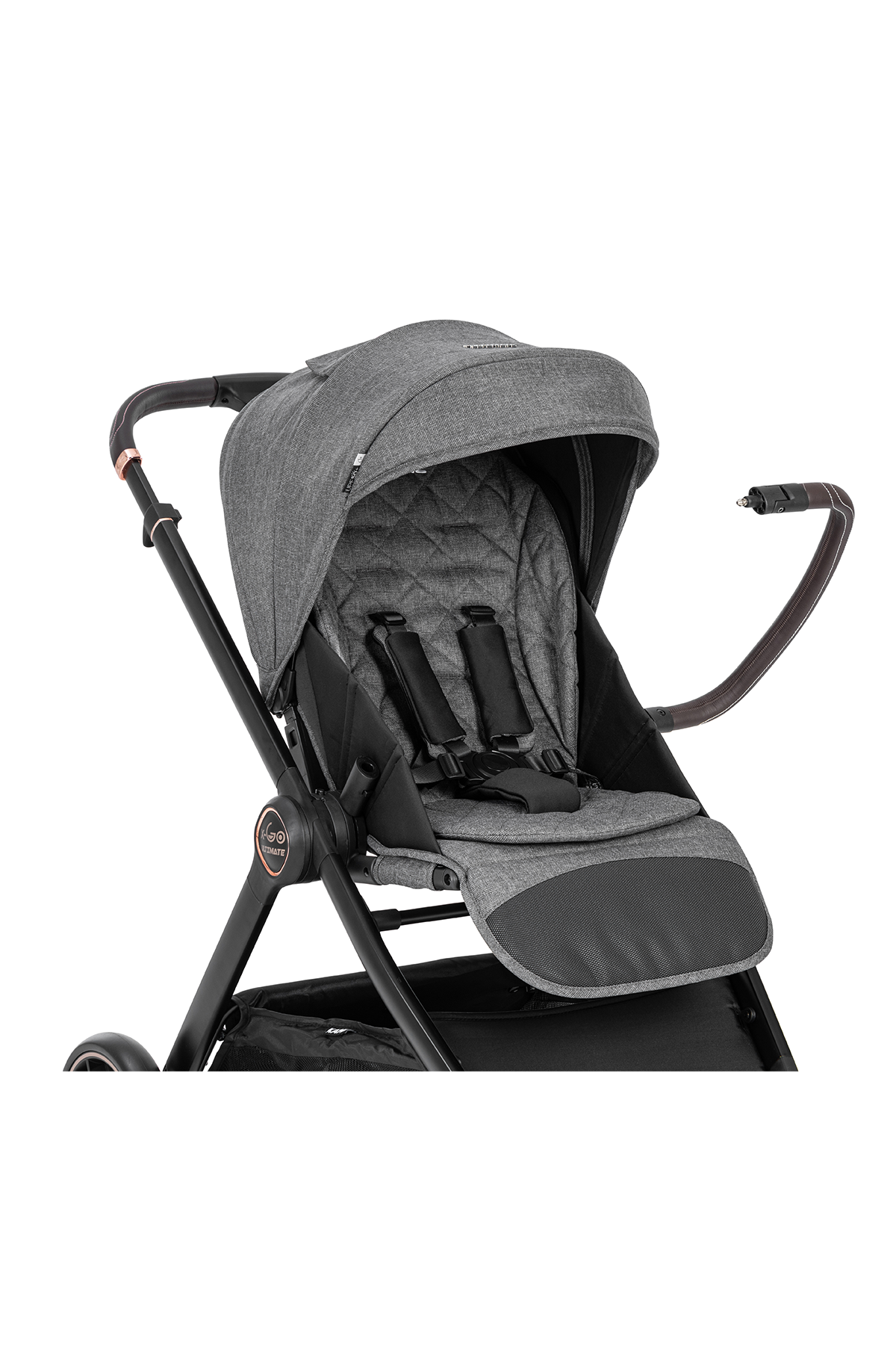 Kanz x-Go Ultimate Travel Sistem Bebek Arabası Rose Gold Gri