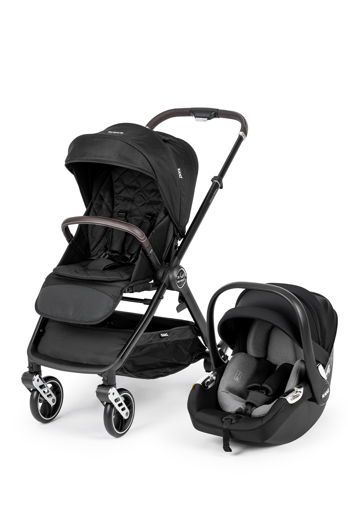 KZ XGO ULTIMATE KANZ BEBEK ARABASI TRV SILVER-SIYAH