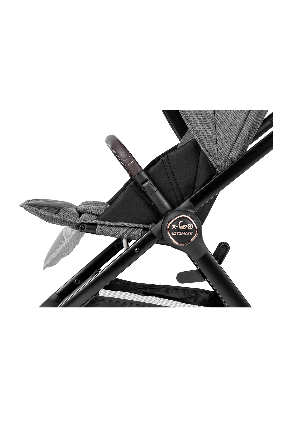 Kanz x-Go Ultimate Travel Sistem Bebek Arabası Rose Gold Gri