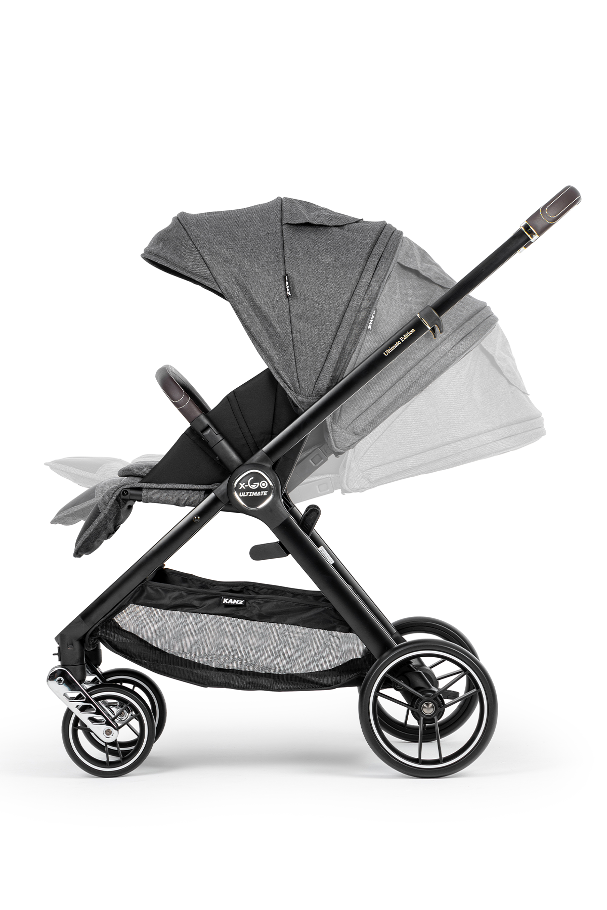 Kanz x-Go Ultimate Travel Sistem Bebek Arabası Silver Gri