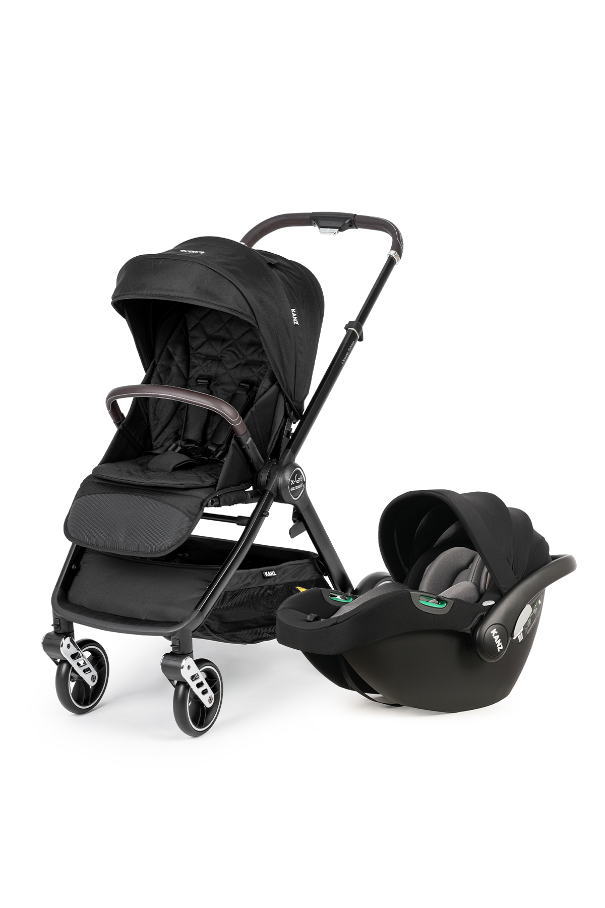 KZ XGO ULTIMATE KANZ BEBEK ARABASI TRV SILVER-SIYAH