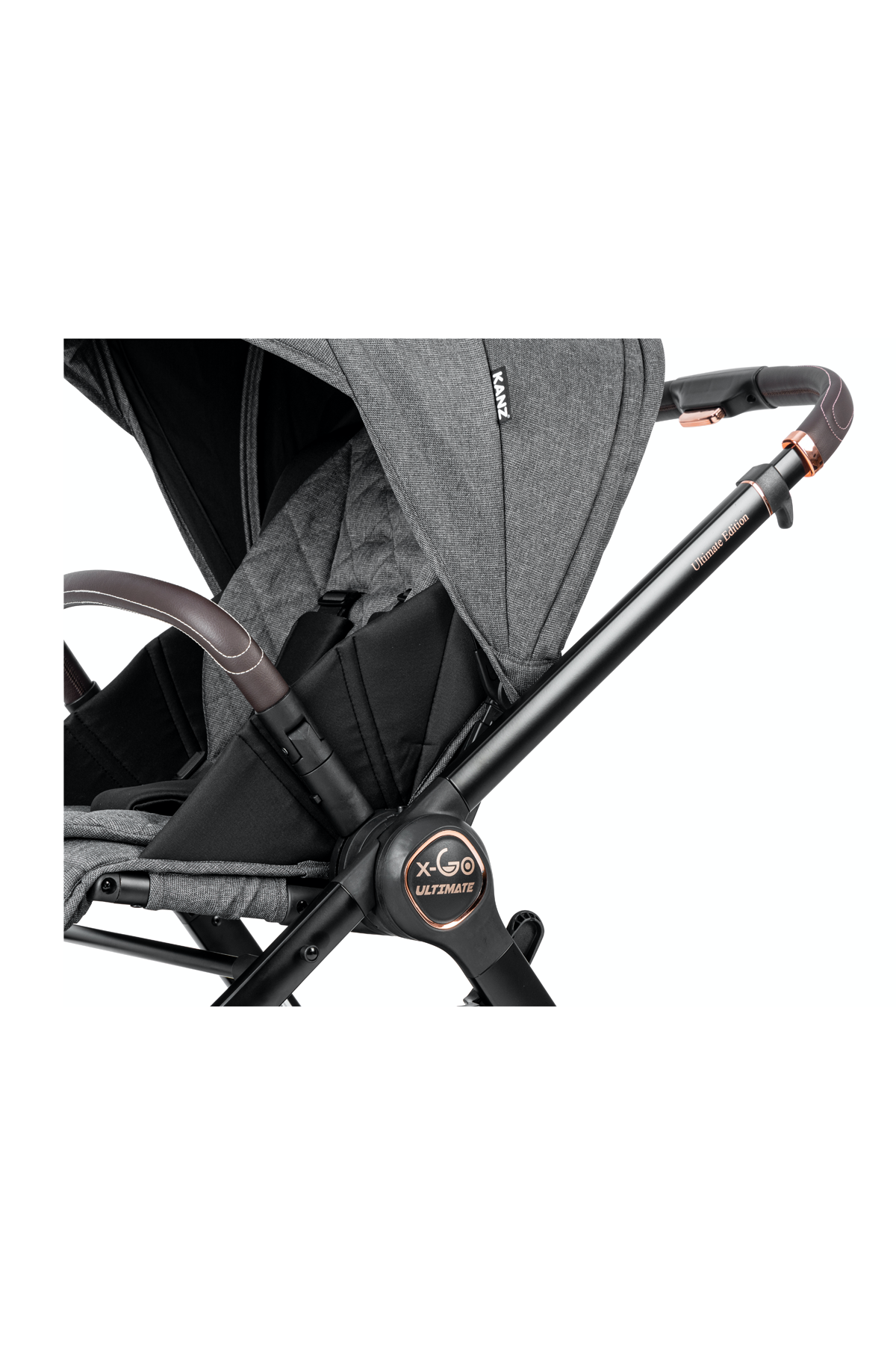 Kanz x-Go Ultimate Travel Sistem Bebek Arabası Rose Gold Gri