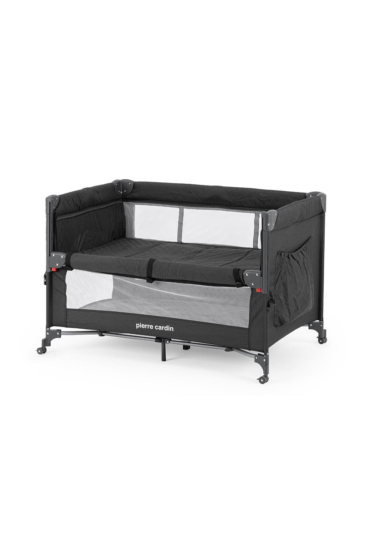 Pierre Cardin Gaia Plus Anne Yanı Park Yatak 110x70 Siyah