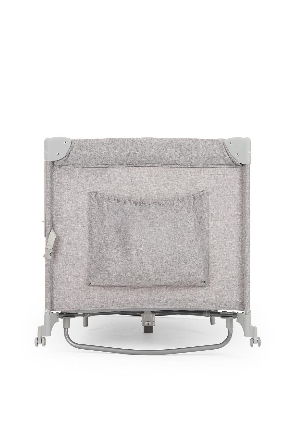 Pierre Cardin Gaia Plus Anne Yanı Park Yatak 110x70 Gri