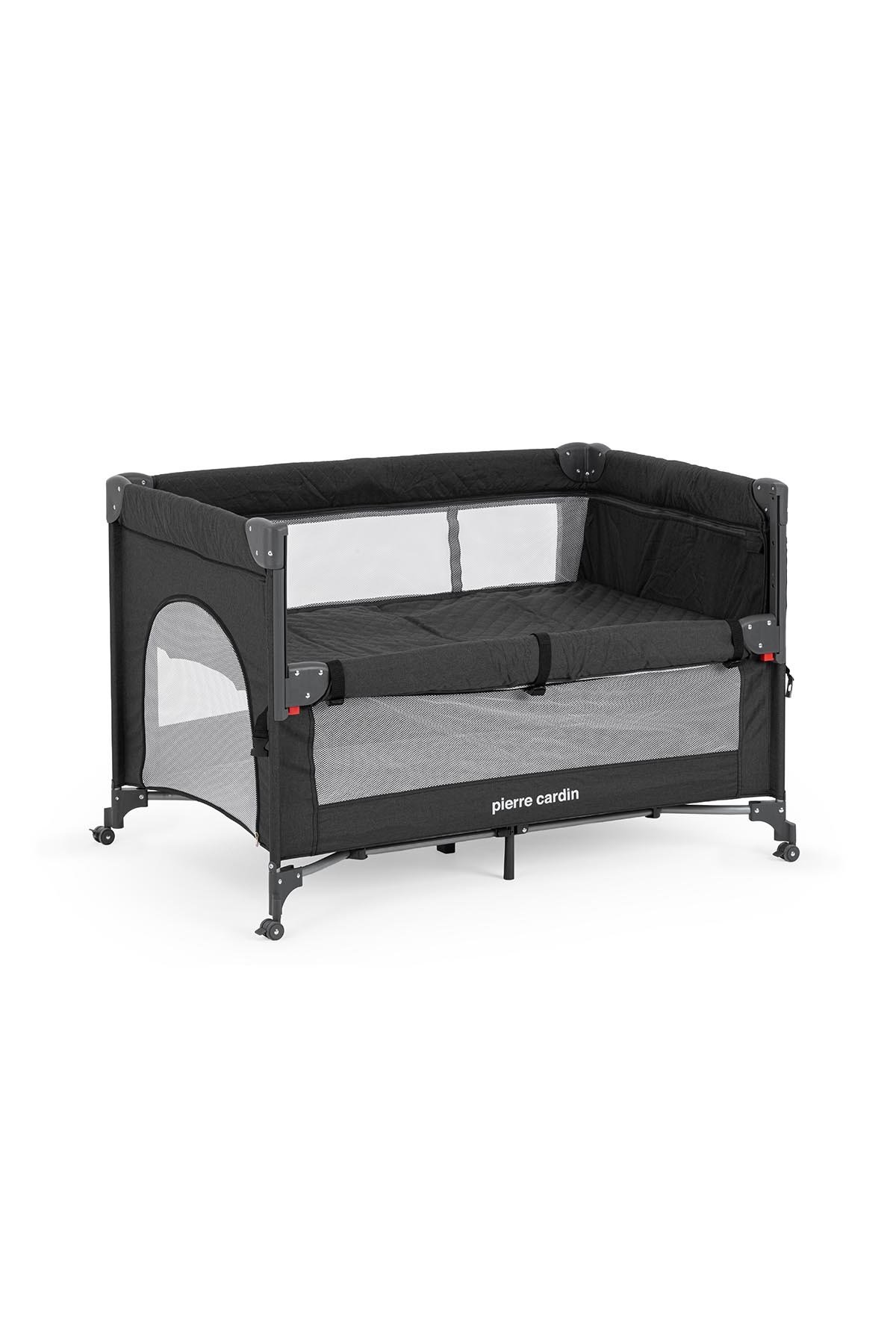 Pierre Cardin Gaia Plus Anne Yanı Park Yatak 110x70 Siyah