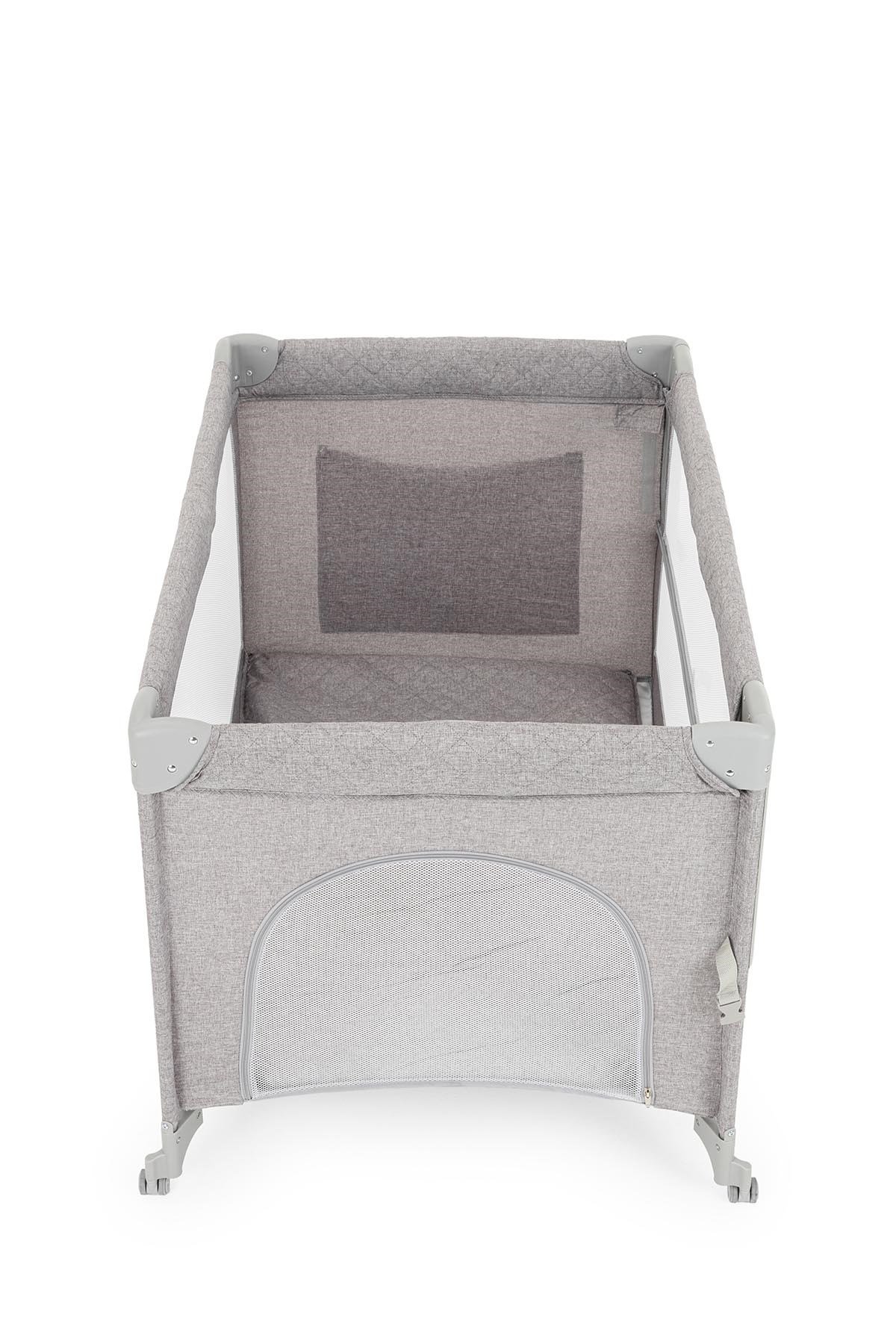 Pierre Cardin Gaia Plus Anne Yanı Park Yatak 110x70 Gri