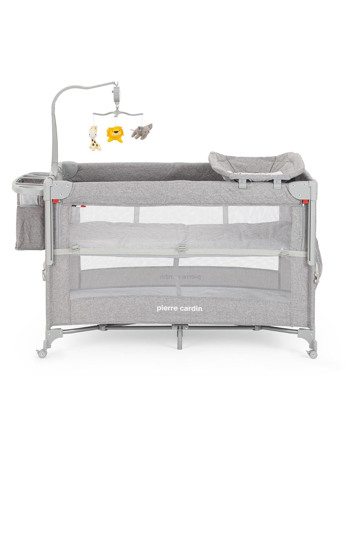 Pierre Cardin Gaia Plus Anne Yanı Park Yatak 110x70 Gri