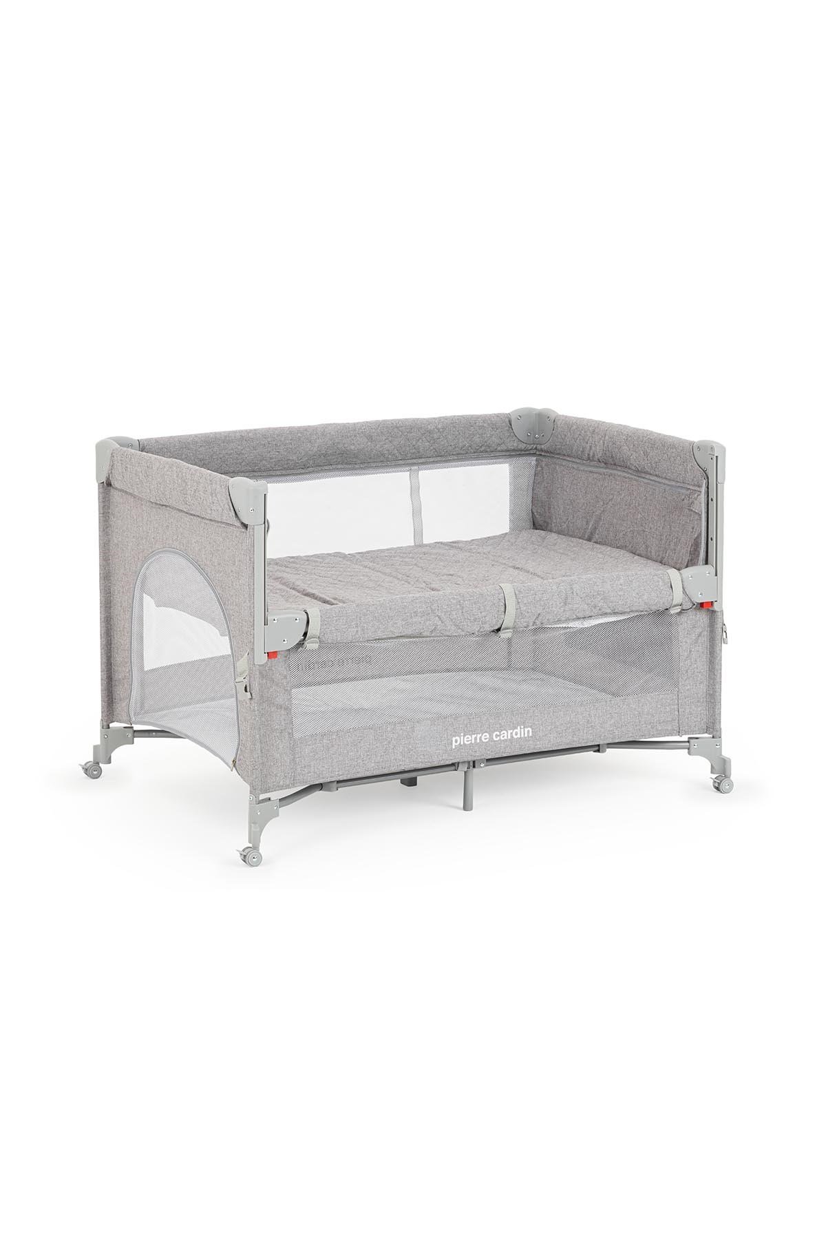 Pierre Cardin Gaia Plus Anne Yanı Park Yatak 110x70 Gri