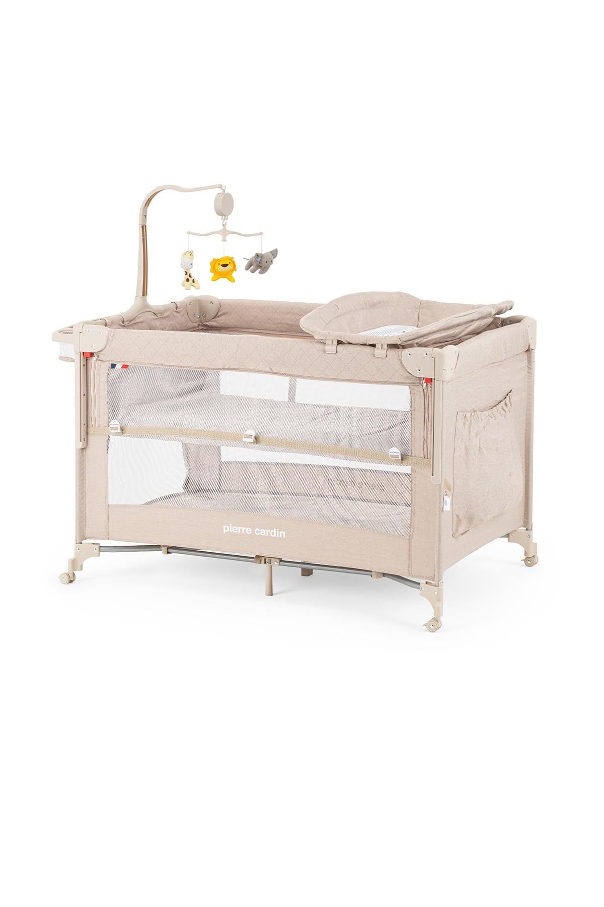 Pierre Cardin Gaia Plus Anne Yanı Park Yatak 110x70 Bej