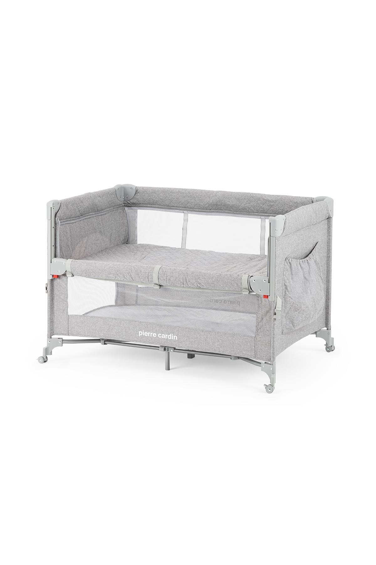 Pierre Cardin Gaia Plus Anne Yanı Park Yatak 110x70 Gri