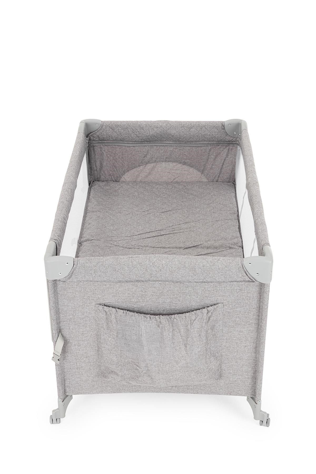 Pierre Cardin Gaia Plus Anne Yanı Park Yatak 110x70 Gri