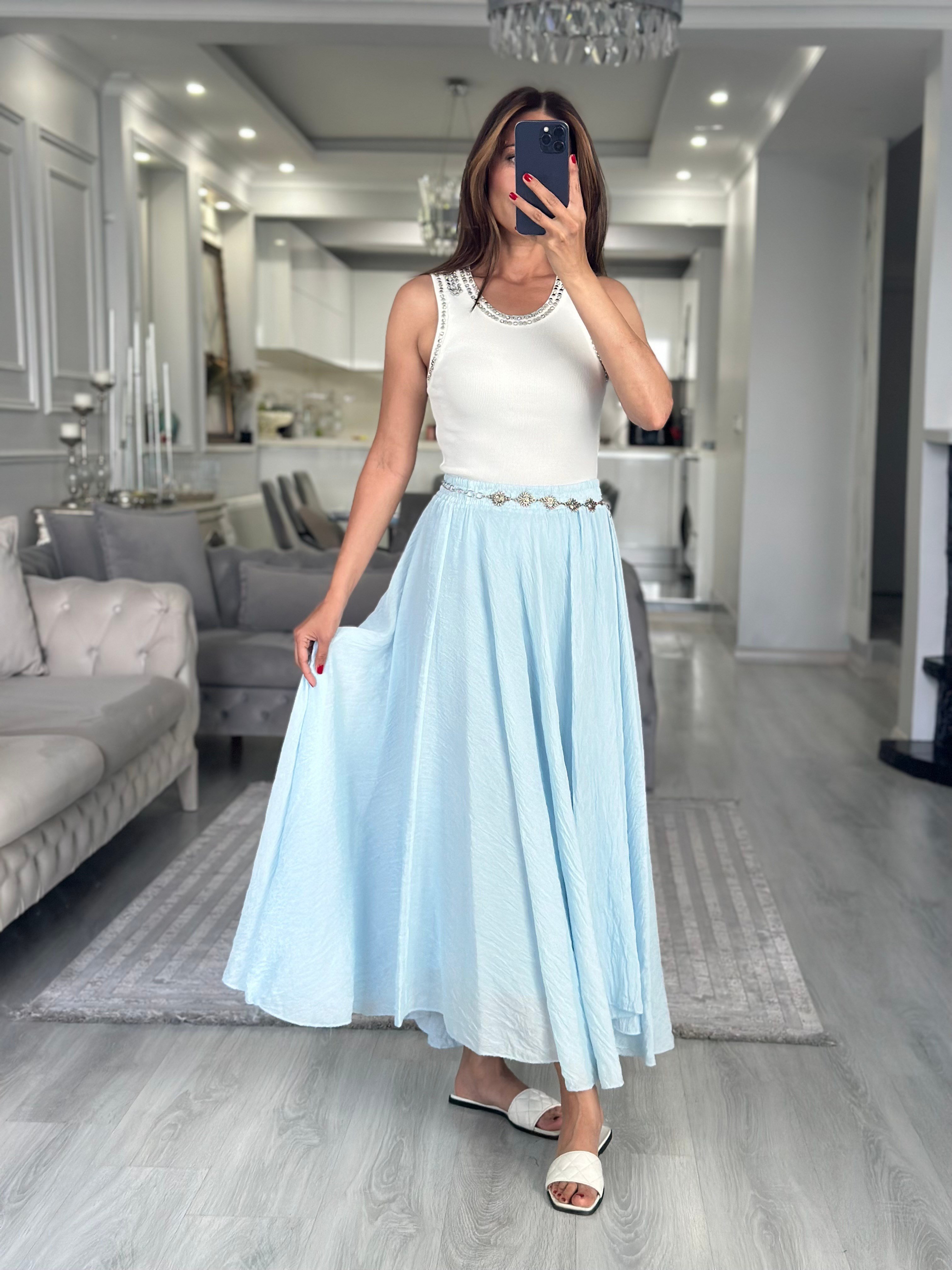 Açık Ekru Troklu Sıfır Kol Kaşkorse Kadın Body