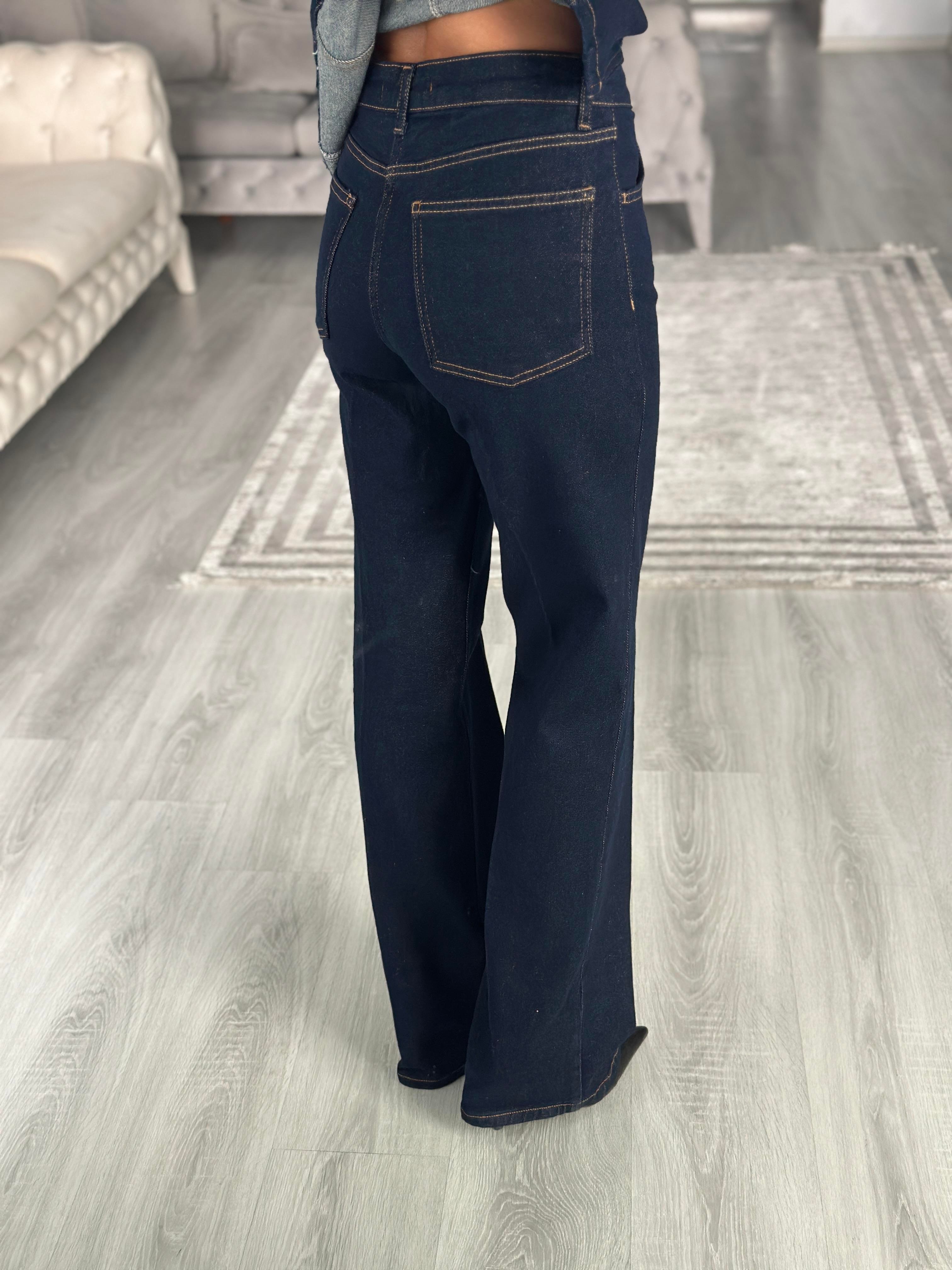 Dark Blue Karol Kadın Jean Pantolon