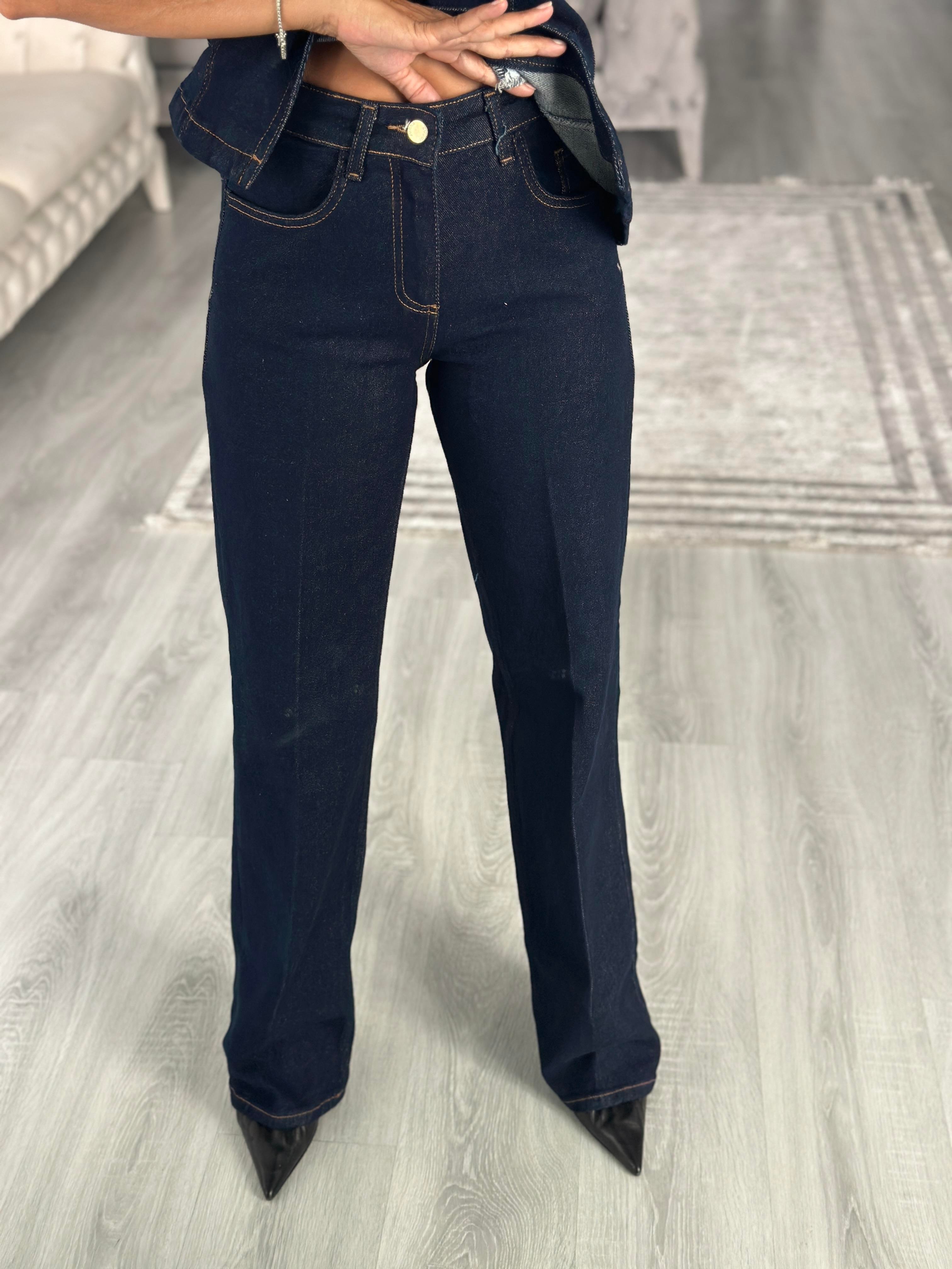 Dark Blue Karol Kadın Jean Pantolon